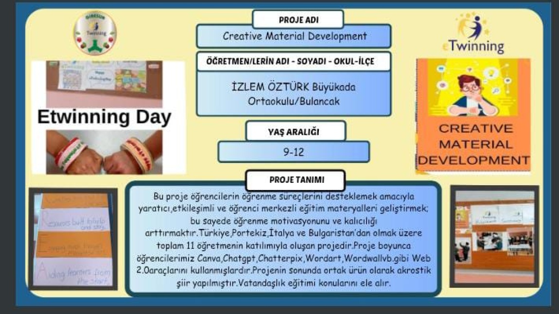 E-twinning projemiz ilimizin online dergisinde yer aldı.